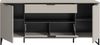 Sideboard B/H/T: 80x185x41 cm in Kaschmir Nachbildung und schwarz Bild 3