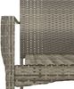 vidaXL 9-tlg. Garten-Essgruppe mit Kissen Grau Poly Rattan 3213497 Bild 5