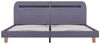 vidaXL Bettgestell mit LED Hellgrau Stoff 160x200 cm, Mit Beleuchtung [280899] Bild 4