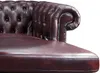 Vente-unique - Chesterfield Ecksofa - Ecke Links - Büffelleder - Rotbraun - BRENTON Bild 5