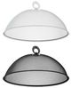 HAC24 Schutzhaube Speisen Abdeckhaube Speiseschirm Speisenhaube Fliegenhaube,(2-tlg) Metall Ø 30 cm Bild 4