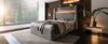Polsterbett 90×200 cm mit hydraulischem Bettkasten, LED-Kopfteil & USB/Type-C, grau Bild 3