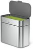 simplehuman Mülleimer Kompost-Caddy 4 l Gebürsteter Edelstahl Bild 2