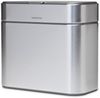 simplehuman Mülleimer Kompost-Caddy 4 l Gebürsteter Edelstahl Bild 5