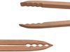 Grillzange, Buchenholz, natur, 48 cm, Grillbesteck & Grillzubehör Bild 3