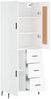 vidaXL Highboard Weiß 69,5x34x180 cm Holzwerkstoff 3200017 Bild 4