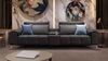 Sofanella Ledercouch SALENTO Kinosofa Kinosessel 2-Sitzer in Weiß M: 234 Breite x 100 Tiefe Bild 3