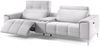 Sofanella Ledercouch SALENTO Kinosofa Kinosessel 2-Sitzer in Weiß M: 234 Breite x 100 Tiefe Bild 1