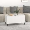 vidaXL Couchtisch Weiß 90x44,5x45 cm Holzwerkstoff 819588 Bild 3