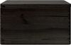 vidaXL Holzkiste mit Deckel und Griffen Schwarz 40x30x23 cm Massivholz 4017398 Bild 4