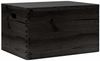 vidaXL Holzkiste mit Deckel und Griffen Schwarz 40x30x23 cm Massivholz 4017398 Bild 2