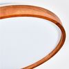 hofstein Deckenleuchte Deckenlampe aus Metall/Holz/Kunststoff in Natur/Braun/Weiß, ohne Leuchtmittel, Leuchte im moderne Design (39,5 cm), CCT einstellbar, Fernbedienung Bild 3