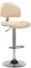 vidaXL Barhocker 2 Stk. Cremeweiß Kunstleder 249658 Bild 3