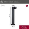 Paulmann 94790 Outdoor LED Pollerleuchte Capea Grand 650mm 3000K IP44 Anthrazit Bild 5