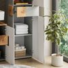 Hochschrank Eden Grau/Artisan 40 x 184.2 cm mit 2 Türen & 1 Schublade Vicco Bild 4