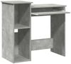 vidaXL Schreibtisch mit Regalen Betongrau 84x40x78 cm Holzwerkstoff 860448 Bild 4