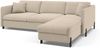 Micadoni Schlaf-Ecksofa Gloria 4-Sitzer Rechts Strukturierter Stoff Beige 205x140 Bild 2