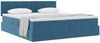 vidaXL Aufbewahrungsbett mit Matratze Dunkelblau 100 x 200 cm 3370983 Bild 3
