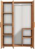 Dmora Großer Kleiderschrank Vayu, Schlafzimmermöbel, Schrank, Garderobe, 120x48 h189 cm, Eiche Bild 4