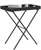 vidaXL Tabletttisch Klappbar Schwarz 65x40x75 cm Poly Rattan 365127 Bild 4