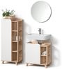 Livinity® Badmöbel-Set Marano, Sonoma/Weiß/Weiß, 3 Teile, (3-St) Bild 5