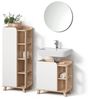 Livinity® Badmöbel-Set Marano, Sonoma/Weiß/Weiß, 3 Teile, (3-St) Bild 4