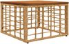 vidaXL Outdoor-Sofagarnitur 9 pcs Natürlich und Cremweiß Polyester 3437516 Bild 4