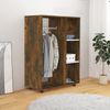 Kleiderschrank, Holzwerkstoff, Räuchereiche, 80 x 40 x 110 cm Bild 3