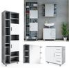 Badmöbel-Set Ilias Beton 3 Teile, mit Hochschrank Vicco Bild 2