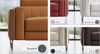 Sofanella 3-Sitzer MARA Stoffsofa Couch italienisch in Rot M: 232 Breite x 101 Tiefe Bild 2