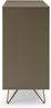 Kommode Metall und MDF Grau und Gold Bild 4