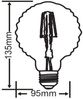 4W LED Leuchtmittel, E27, 320 Lumen, warmweiß Bild 2