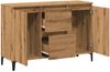 vidaXL Sideboard Artisan-Eiche 102x35x70 cm Holzwerkstoff 856487 Bild 5