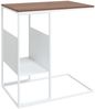 Beistelltisch Weiß 55 x 36 x 59,5 cm Holzwerkstoff [343106] Bild 2