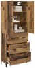 vidaXL Highboard Wandmontiert Altholz 69,5 x 34 x 180 cm Holzwerkstoff 3415791 Bild 3