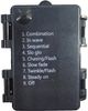FHS LED-Lichterkette 100 LED kaltweiß | 10 cm LED-Abstand, 8 Funktionen & Timer | 50 cm Zuleitung, IP44 Batteriefach | für Innen & Außen, 3x AA Batterien Bild 3