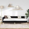 vidaXL Eckbettgestell Schwarz 90 x 200 cm Stoff 42016119 Bild 3