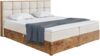 MEBLINI Boxspringbett LOFTY 1 180x200 cm mit Bettkasten - H3/Creme Samt Polsterbett - Doppelbett mit Topper & Taschenfederkern-Matratze Bild 2