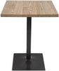 Bistrotisch HWC-H10, Bartisch Thekentisch, Industrial Gastro Metall Ulme Massivholz MVG 70x70cm ~ hellbraun Bild 5