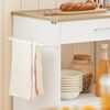 SoBuy FKW113-WN Küchenwagen, Spanplatte, Melamin, Weiß, 82 x 88 x 46 cm Bild 5