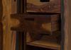 Kleiderschrank Sheesham 90x45x180 dunkelbraun lackiert MAILAND #211 Bild 5