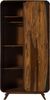 Kleiderschrank Sheesham 90x45x180 dunkelbraun lackiert MAILAND #211 Bild 2