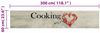 vidaXL Küchenteppich Waschbar Paprika 60x300 cm Samt 4005625 Bild 5