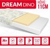 Matratze DREAM 80x180 cm Kaltschaum H2 H3 LATEX 11 cm Dino Bezug Bild 3