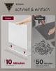 Vasagle Toolless-Technologie, superschnelle werkzeuglose Montage, Nachttisch, Beistelltisch mit Ladefunktion, Nachtschrank mit Schublade, modern, Schlafzimmer, Wohnzimmer, mattweiß LETDE777W04 Bild 2