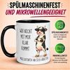 Momentals Tasse Kuh – „Wer nicht mit mir klar kommt“ – lustiger Kuh Geschenk Becher, Gratis Versand · Links-&Rechtshänder · Spülmaschinenfest Bild 4