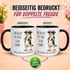 Momentals Tasse Kuh – „Wer nicht mit mir klar kommt“ – lustiger Kuh Geschenk Becher, Gratis Versand · Links-&Rechtshänder · Spülmaschinenfest Bild 3