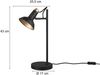 Tischleuchte, Metall, schwarz, Spot verstellbar, H 43 cm Bild 3
