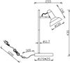 Tischleuchte, Metall, schwarz, Spot verstellbar, H 43 cm Bild 4