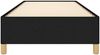 vidaXL Bettgestell ohne Matratze Schwarz 90x190 cm Stoff 347127 Bild 5